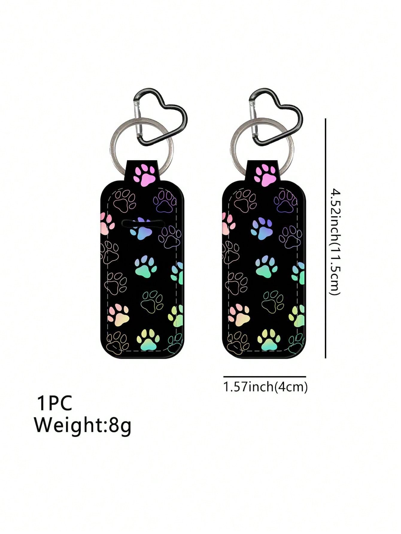 Lipstick storage key chain, with clip, lipstick cover, lipstick bag, portable pocket lipstick tube storage bag, travel accessories, lipstick cover key chain, multi-function accessories