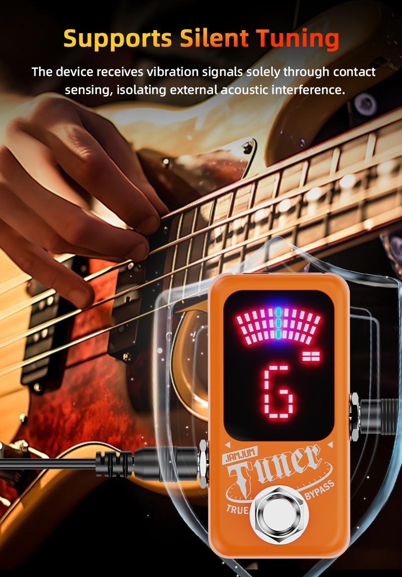 Jamjum Guitar Tuner, Precision Instrument for Perfect Sound, Essential Tool for Musicians, Compact Design for Easy Use