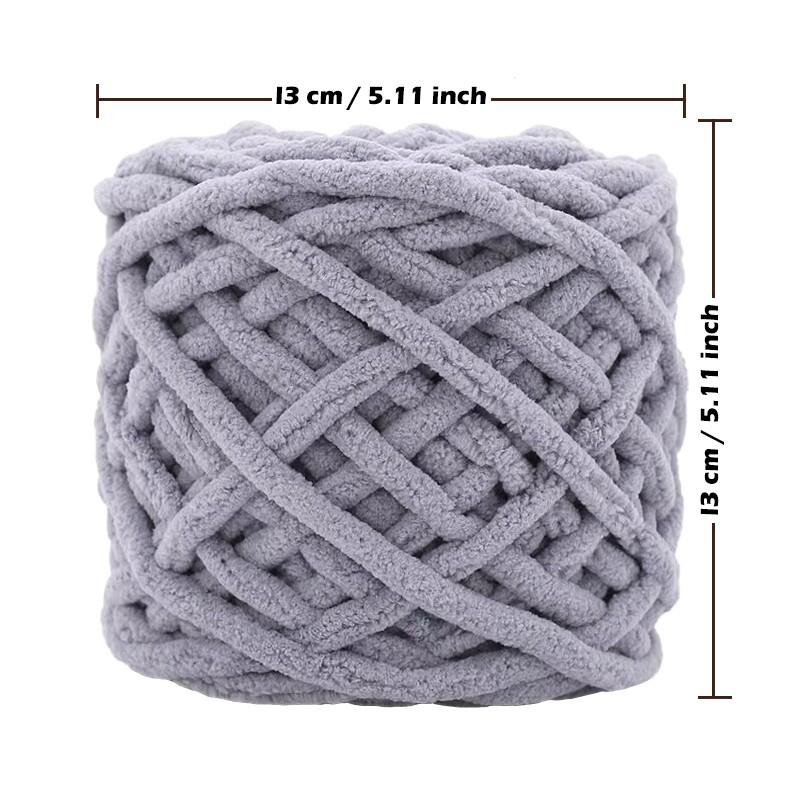 Polyester Yarn Thread Roll, DIY Handmade Knitting Material, Ideal Gift for Crafters & Hobbyists, Soft Polyester Fiber for Sewing Projects