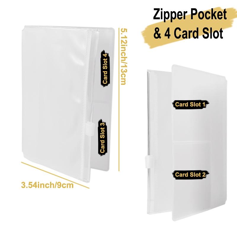 2 Pcs Portable Passport Notebook Set 📓 Pocket-Sized Travel Journal | 60 Pages Each with Card Slots, Elastic Band & Elastic Closure | Minimalist Small Notepad for Travel, Office & School