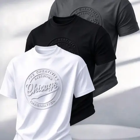 Plus Size Men's Textured Print Pure Cotton Short Sleeve Round Neck T-Shirt, Comfortable and Stylish Casual Wear, Ideal for Daily Use