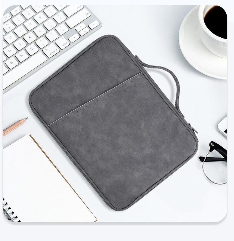 Multi-Size Laptop Sleeve Bag for 11" iPad Pro/Air, 13/14 Inch MacBook, Surface Pro/Tablet, Huawei 10.5", Lenovo Laptop, Shockproof Protective Carrying Case with Handle & Organizer Pockets, Water-Resistant Laptop Briefcase