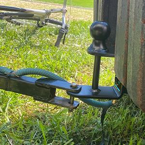 Nilight 3 in 1 ATV UTV Multi Hitch Mount with 2 inch Ball Hitch Rated 2000 LBS Fits 1-1/4 Inch Receiver Winch Strap Loop Rated 5000 LBS Outdoor