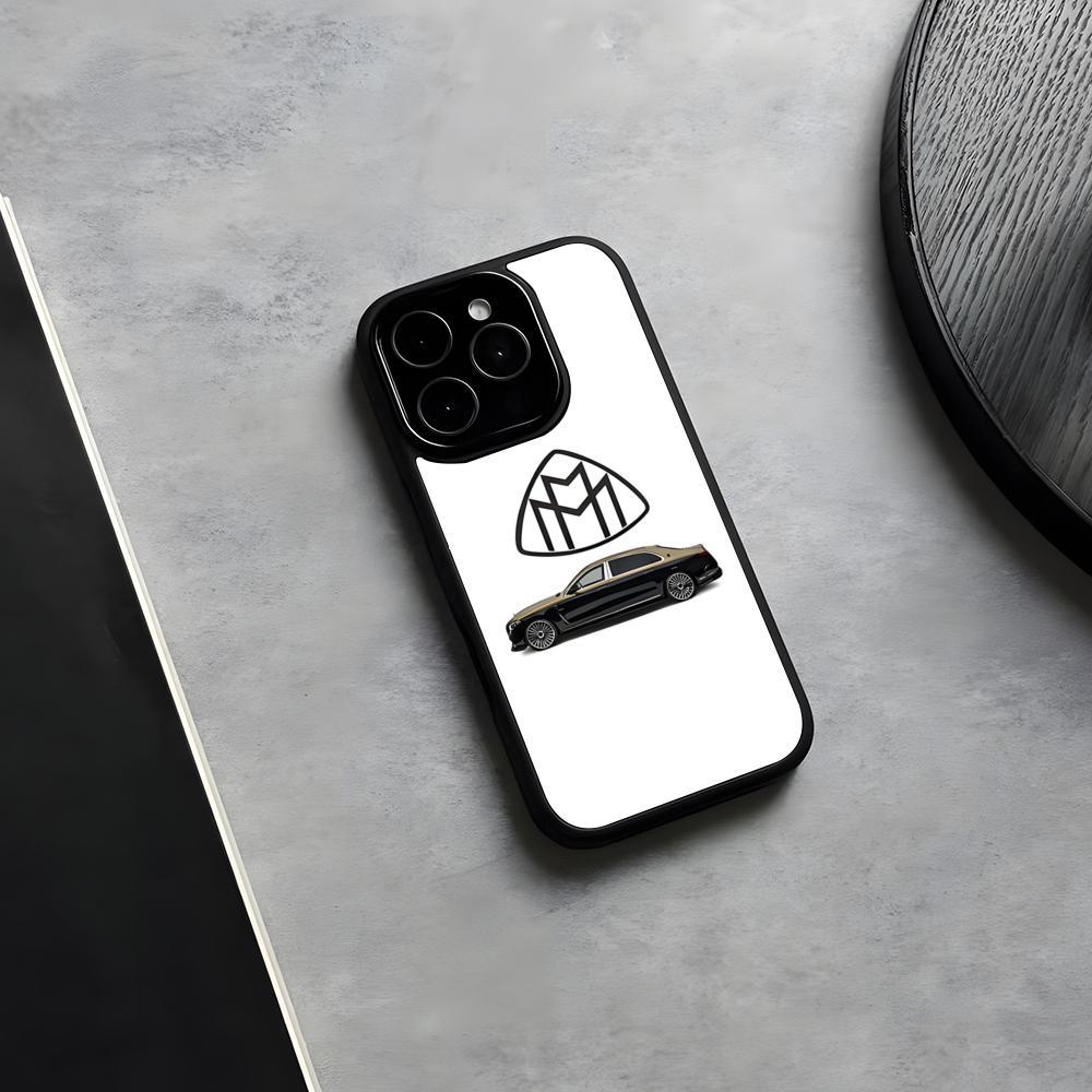 Maybach logo Phone Case Cover for iPhone 17 Air 16 15 14 13 12mini 11 Pro Max Plus Frame Hard Case