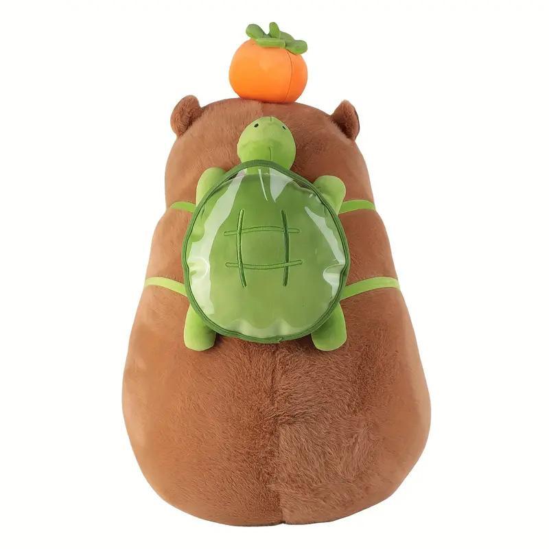 80cm oversized Kapibala Capybara Plush Toy Internet Celebrity Capybara Jun Doll Ugly Cute Doll Guinea Pig Doll Boys Girls Kawaii