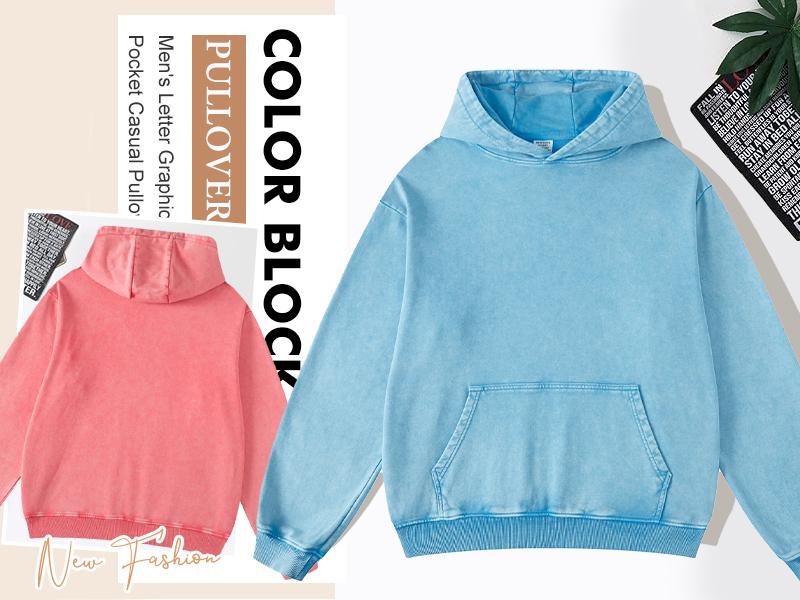 FAIABLE Heavyweight Vintage Pullover with Long Sleeves for Skateboard Enthusiasts, Perfect with Leggings - Bleach Resistant, No Detergent Required!