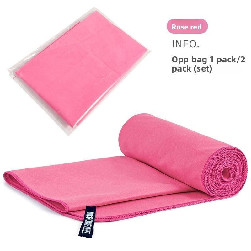 Double-sided velvet quick-drying sports towel sweat-absorbing beach towel made of microfiber