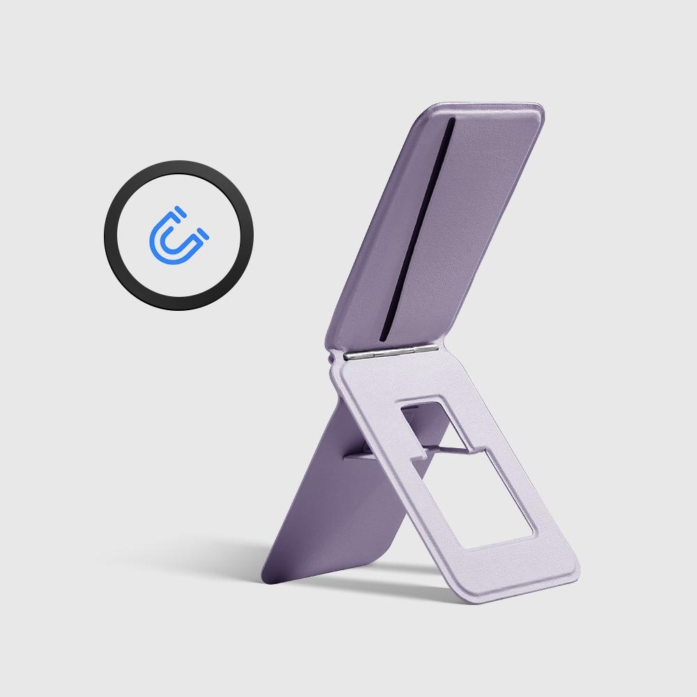 Magnetic Phone Stand, Foldable Desk Holder Compatible with iPhone 17, 16 Series, Adjustable Angle, Portable Design, Easy Operation, Suitable for iPhone 15 14 13 Pro Max Plus desktop stand