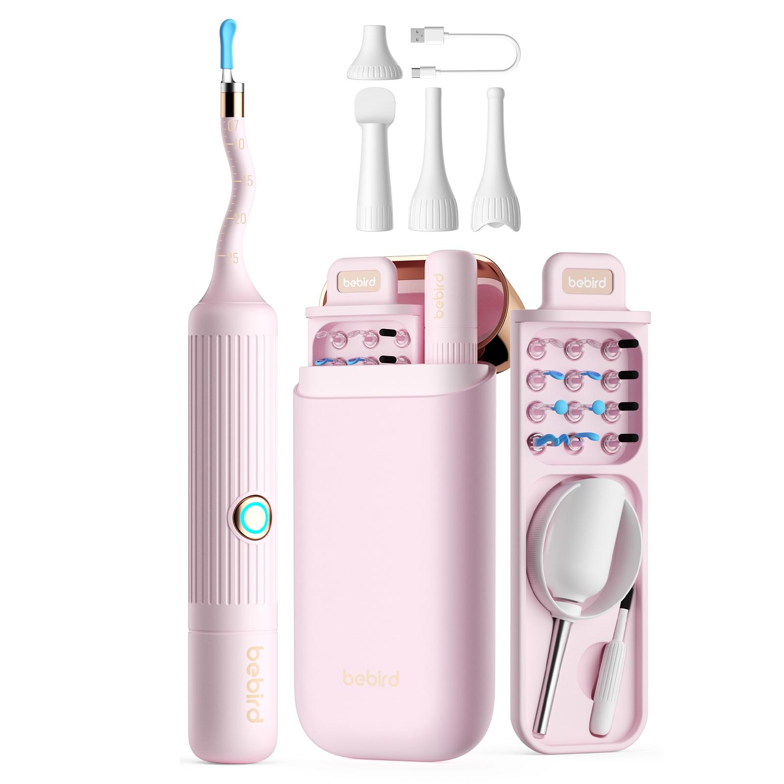 Smart Ear Cleaning Tool, 1 Box Ear Wax Removal Tool with 12pcs Tip, Portable Ear Wax Cleaner, Ear Wax Cleaning Kit, Ear Waxing Cleaning