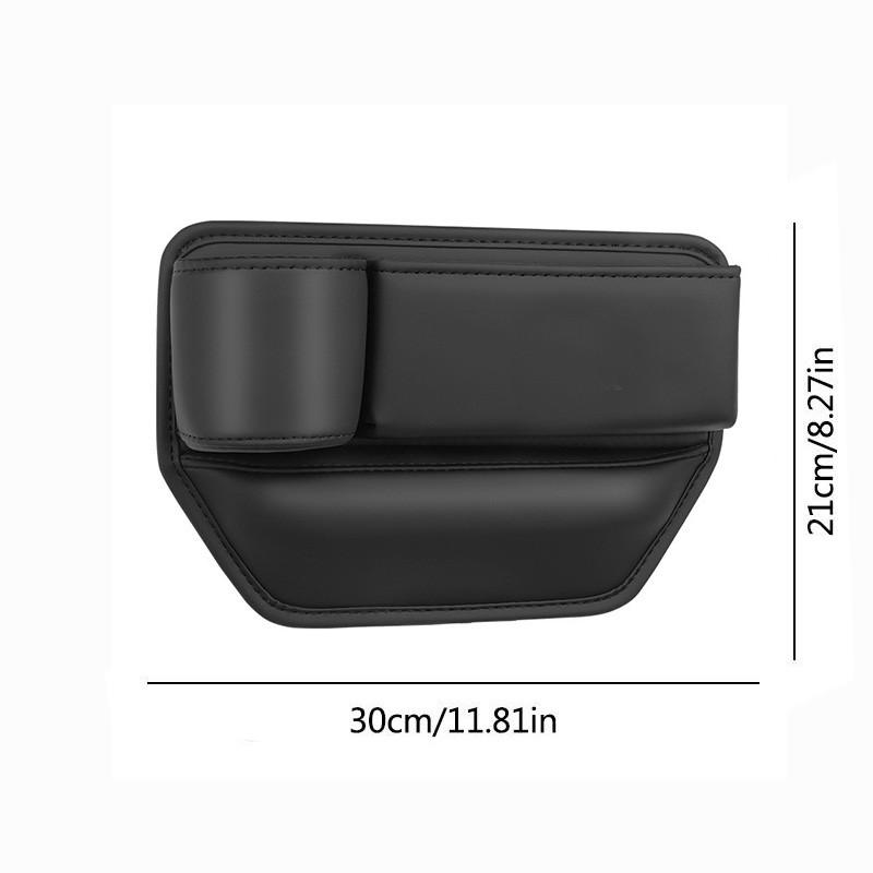 Car Seat Gap Organizer Console, Crevice Side Storage Box, Slit Gap Filler for Toyota Rav4, Logo, Gr 86, Supra, Yaris, Prius, Corolla, C-Hr, Auris, Trd