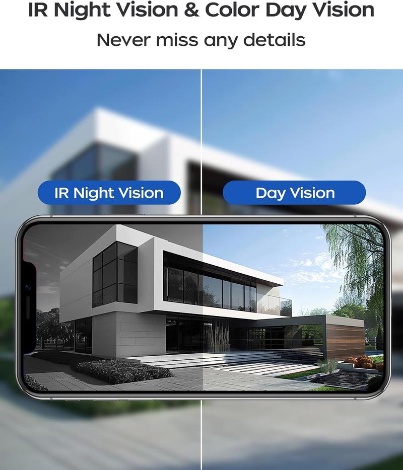 【2026 Flash Sale 】JOOAN Free Cloud Storage 2K Doorbell Camera, 2.4G WiFi Only Smart Wireless Charging Camera, Supports: Human Detection, Motion Detection, Two-Way Audio, Night Vision, Instant Alarm, Indoor And Outdoor Apartment Surveillance Cameras