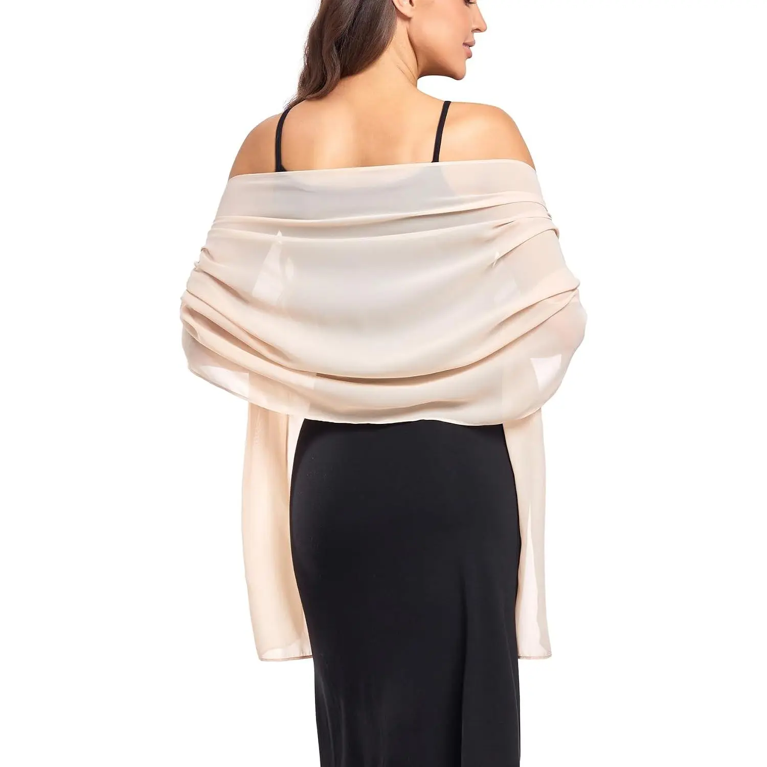 Womens Scarfs Shawl and Wraps for Evening Dresses Formal | Soft Chiffon Wedding Shawls,Shawl and Wrap Bridal Scarve for Women,Elegant Bridesmaid Cover Up