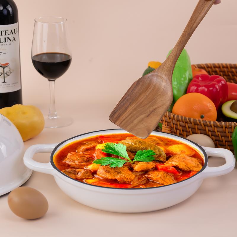 High quality enamel cast iron Dutch pot with lid enamel pot, non stick pot, bread oven set for baking sour bread, suitable for frying, baking, stir frying, stewing, etc., essential for homemade bread, ideal perfect gift, 5 quarts