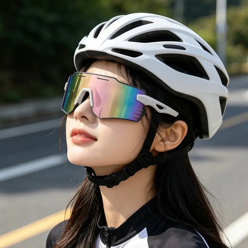 New UV-proof outdoor sports cycling glasses Cross-border mountaineering sunglasses Large frame one-piece eye protection sunglasses