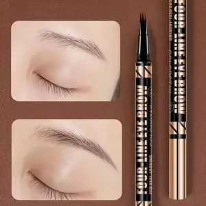 1pc Waterproof eyebrow pencil  with a precise tip design, easily creating natural and full eyebrows. The formula is smudge-proof and sweat-resistant, suitable for all skin types. Stylish black design, perfect for Valentine's Day and Mother's Day, Cosmetic