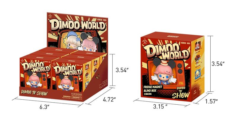 POP MART DIMOO WORLD × DISNEY Series-Fridge Magnet Blind Box