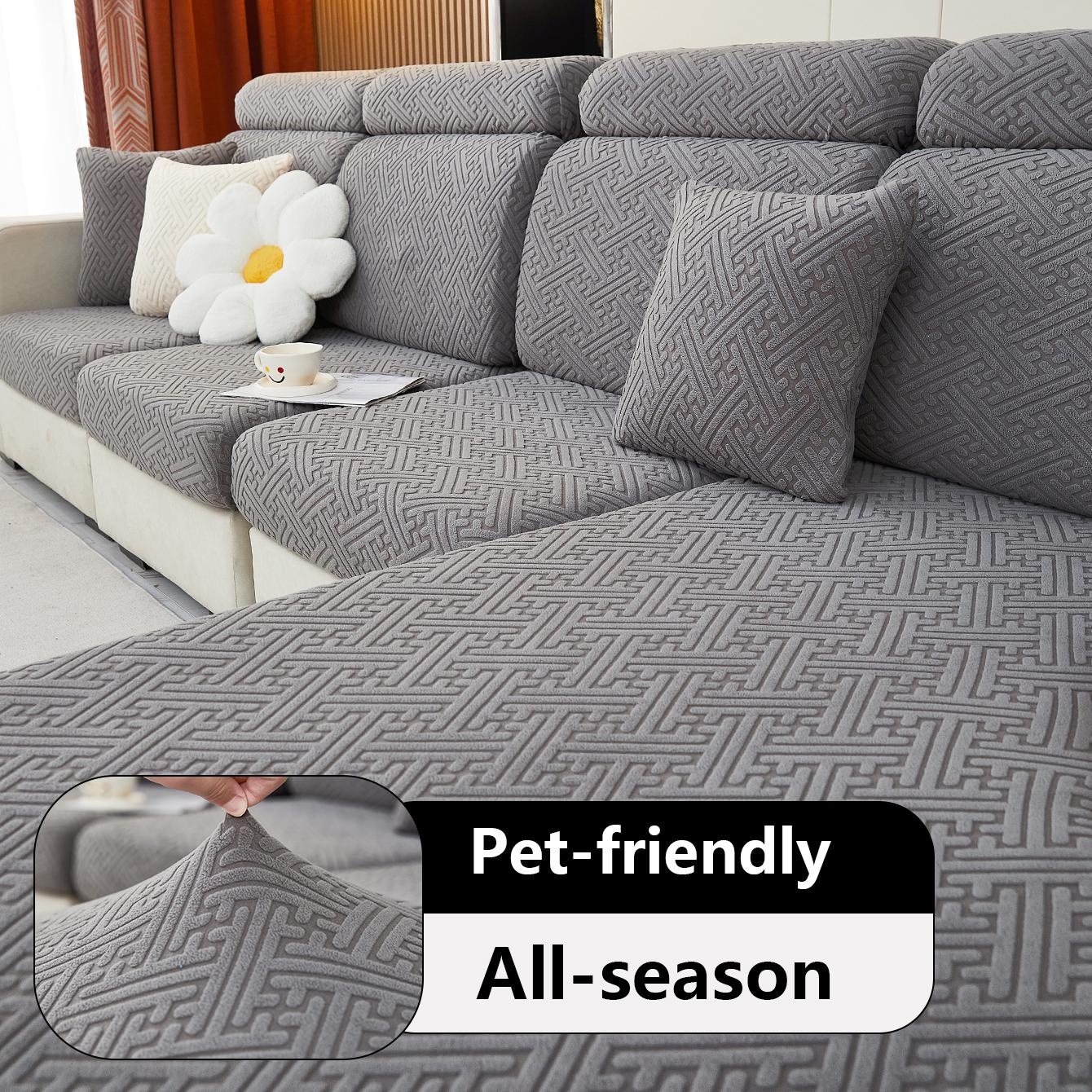 Dance Series Sofa Cover, Reusable All-Season Dustproof Cat Scratch Guard, High Wear Resistance, Non-Shedding Sofa Protector