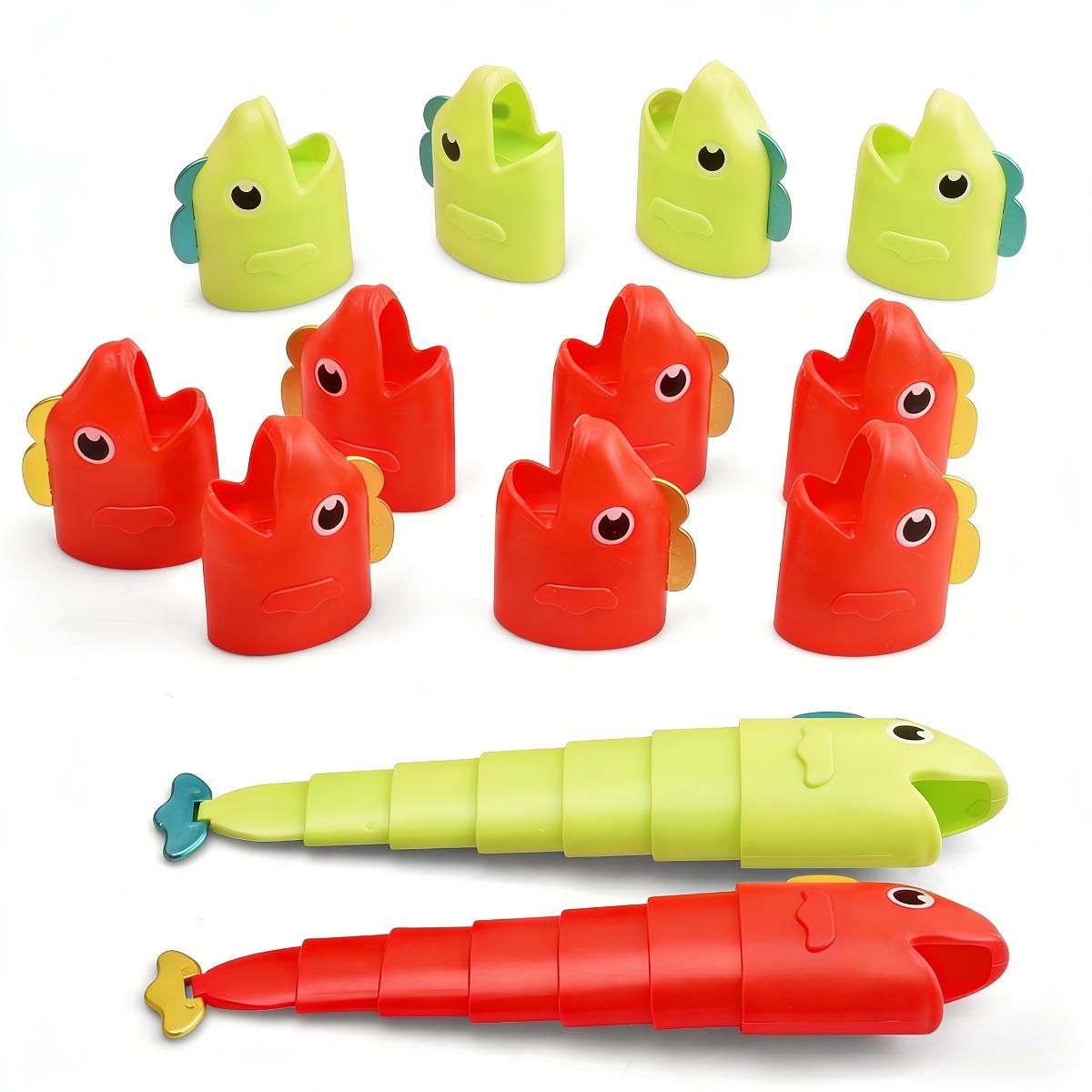 Educational Insights Reel Big Catch Game - Preschool Math Games for 4 Year Olds, Who Can Catch the Longest Fish Game, Kindergarten Learning Activities, Fishing and Counting Games for Kids