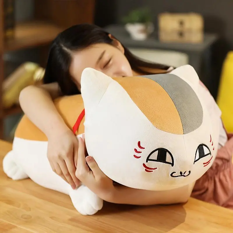 20-60cm Natsume Yuujinchou Nyanko Sensei Plush Cat Anime Cartoon Stuffed Doll Toy Pillow Cushion for Children Birthday Gift, 3D Animal Stuffed Toys, Animal Shaped Stuffed Toys
