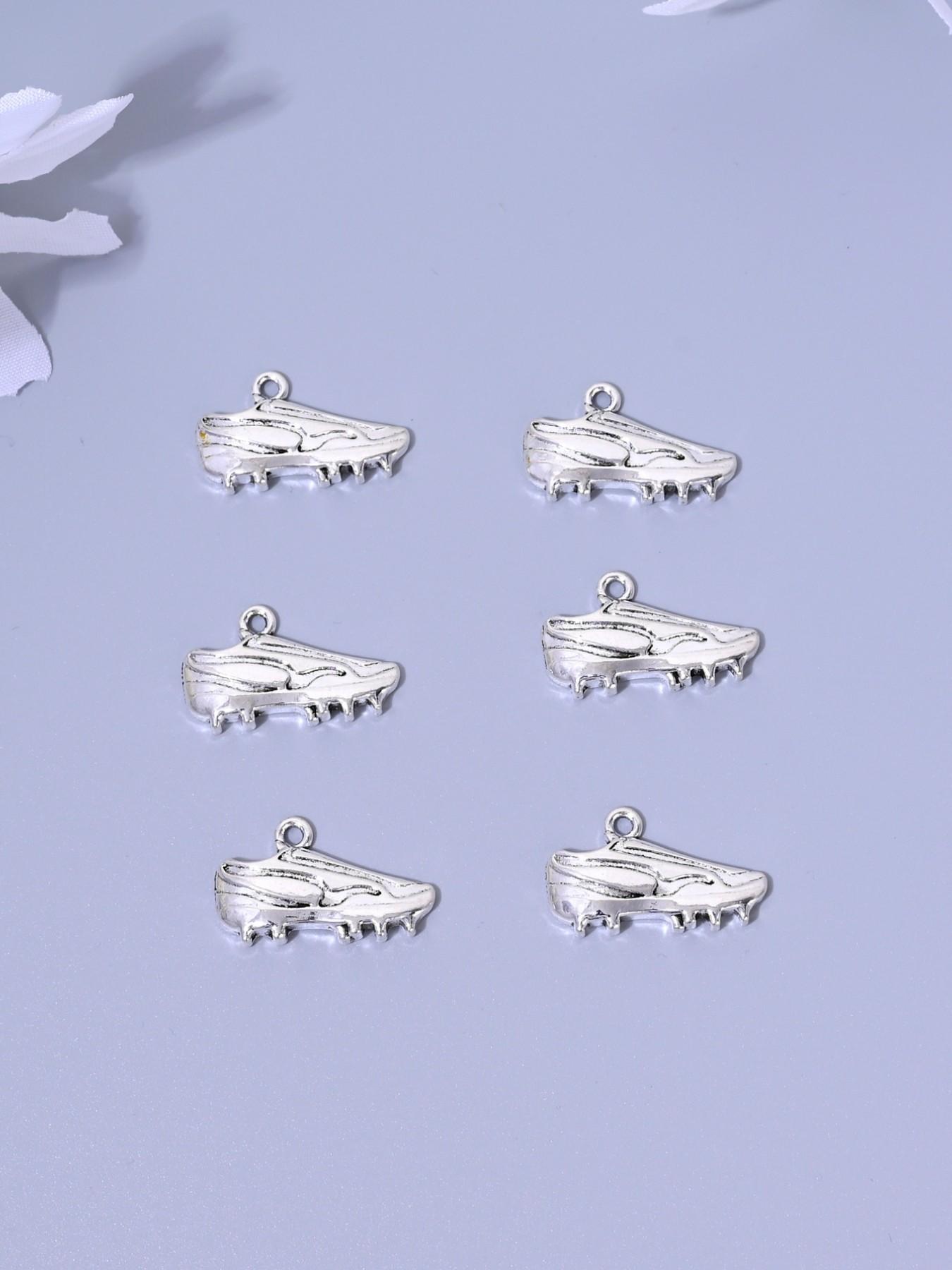 10 Fashionable Sports Theme Football Letter Charms, Ideal for DIY Jewelry Making, Earrings, Necklaces, Bracelets, Keychains, Daily Accessories