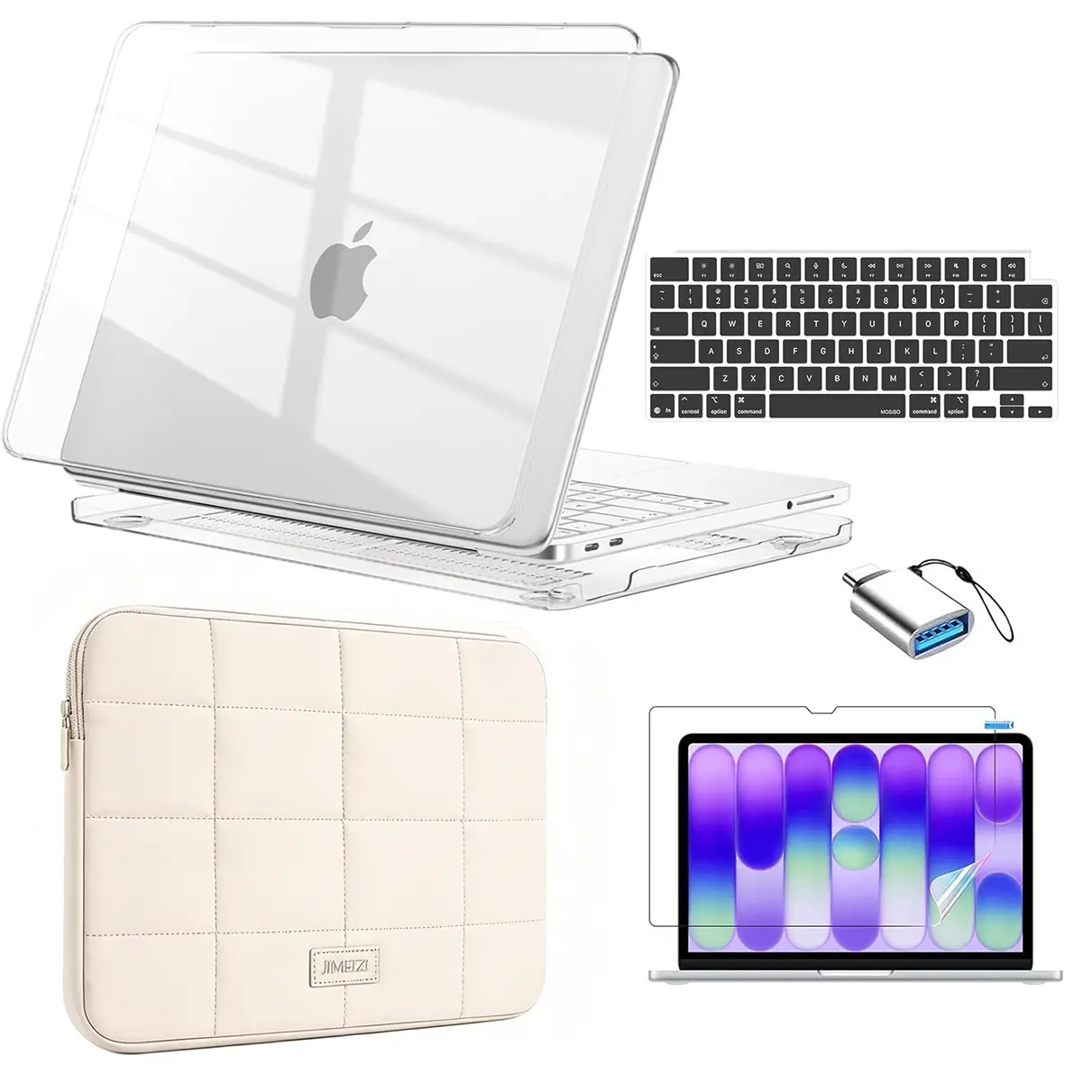 Crystal clear 5-piece set