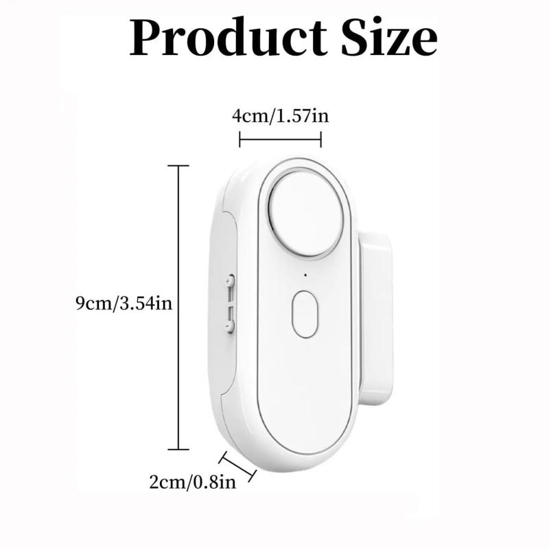 120db Indoor Window Alarm System, 6 Modes Security Alert & Doorbell Sound, Magnetic Sensor, Wireless Home Safety Device, Easy Install, Child Protection, Home Security Systems
