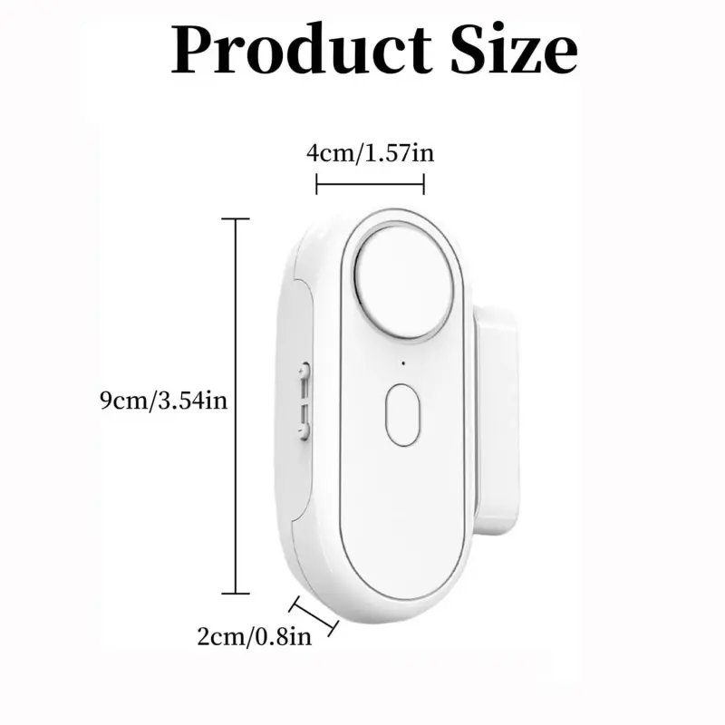 120db Window Alarm System, 6 Modes Security Alert & Doorbell Sound, Magnetic Sensor, Wireless Home Safety Device, Easy Install, Child Protection