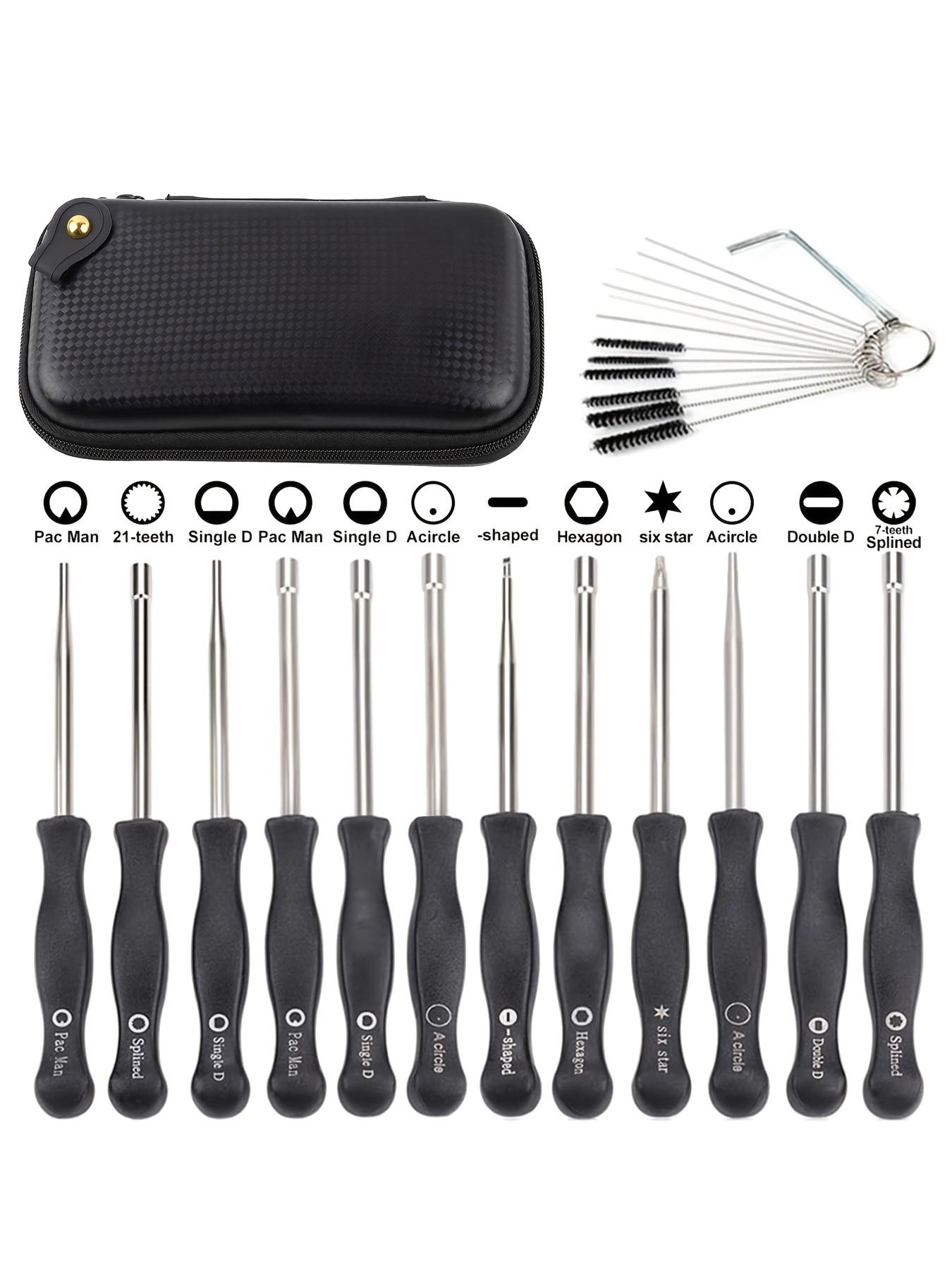 Pack-of-12 Carburetor Adjustment Tool Carburator Adjusting Kit Toolkit for 2-Cycle Small Engine for Poulan Husqvarna STHIL ECHO Trimmer Weedeater Chainsaw