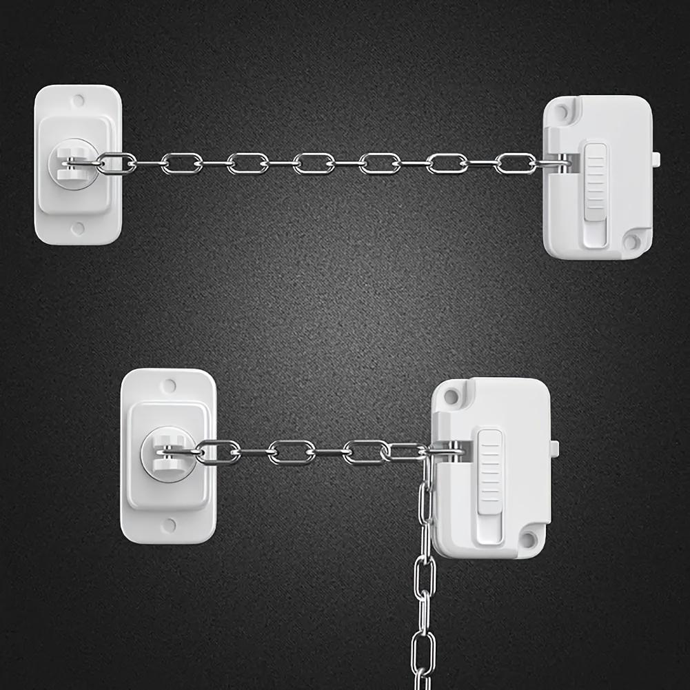 1pc Adjustable Window Security Lock Window Mounted For Safety Ventilation Self Adhesive No Drilling Window Restrictor