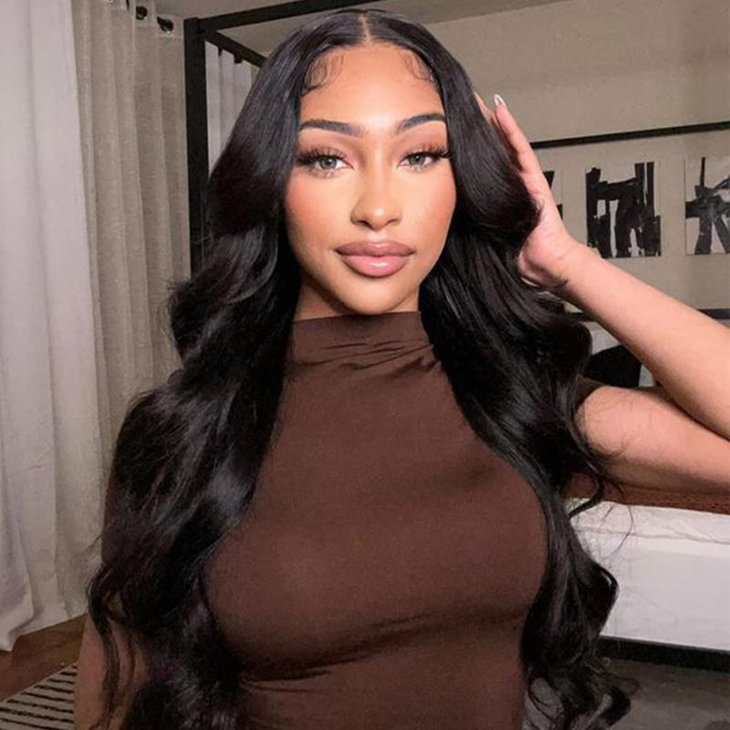 Bling Hair 9x6 7x5 6x4 5x5 HD Lace Easy Wear and Go Body Wave Glueless Human Hair Wigs Pre Plucked Pre Cut Transparent Lace Closure Wigs for Beginners 180% Density Water Wave Lace Front Wigs for Black Women #TikTokShopBlackFriday