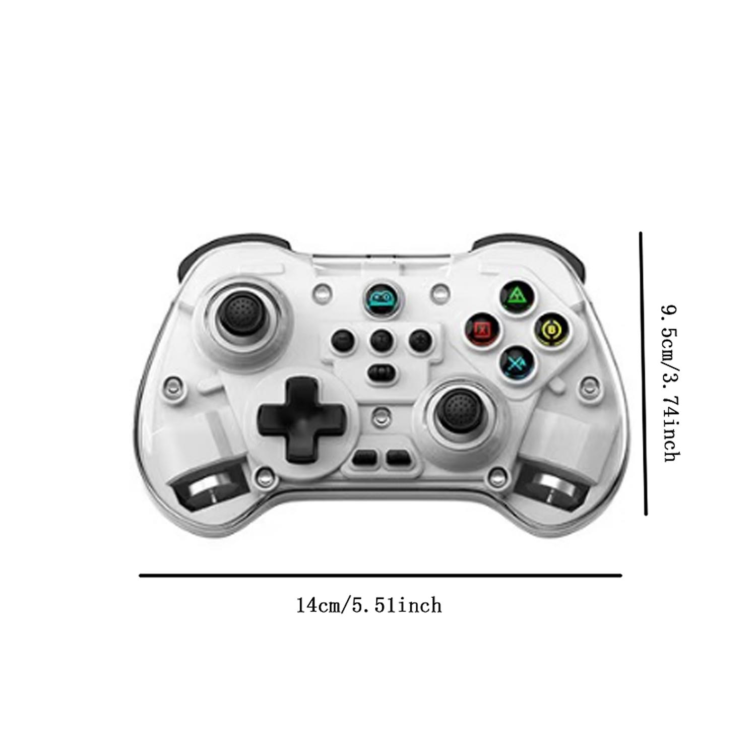 Multifunctional Bluetooth-compatible Game Controller, Mini Gaming Joystick for Android iOS PC Switch, Multi-Platform Game Pad, Portable and Convenient