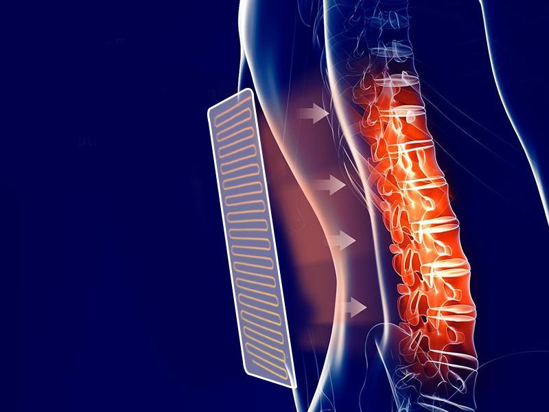 DailyLife Massage Heating Pad for Back Pain Cramps Relief 12"x24" Electric Heated Pad with 6 Heat Settings 4 Massage Modes Auto Shut-Off Machine Washable Warming Mat Gifts for Women Mother’s Day FathersDayGift