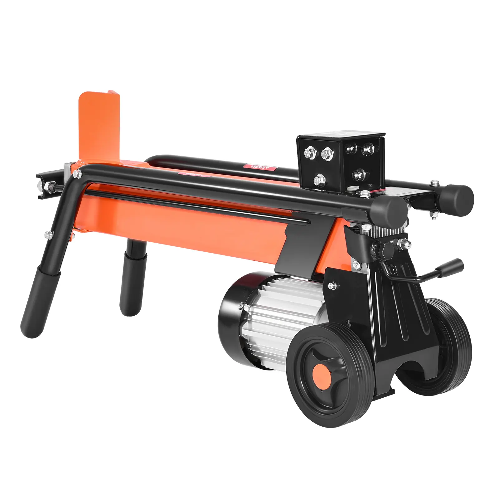 Electric Log Splitter, 6.5 Tons Electric Wood Splitter, 1500W 15 Amp Motor, Portable Firewood Splitting Machine with 6" Wheels, Wood Splitters for Forestry Harvesting, Efficient & Secure