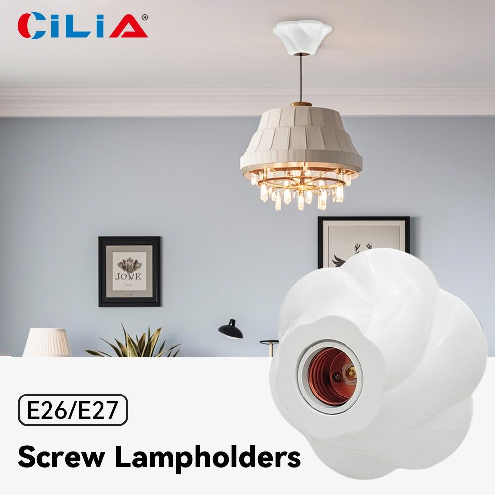 Rose E1b Bulb Socket Adapter, Rose Base, Lamp Holder Adaptor, Suitable for Home Office Industrial Use