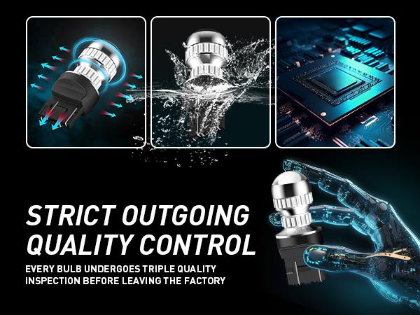 AUXITO Upgraded 7440/7443 3156/3157 1157 1156 912 921 LED Tail Lights Bulb Brake Lights Bulb, Flashing Strobe red included, Super Bright T20 W21W 7441 7444 T25 3047 3155 3457 4057 4117 4157 1156  LED Replacement for Stop Tail Brake Signal Lights