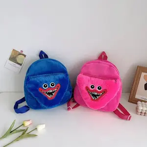 Hot Game Poppy Playtimes Series Creativity Plush Toy Backpack Cute Cartoon Character Soft Exquisite Large Capacity Backpack