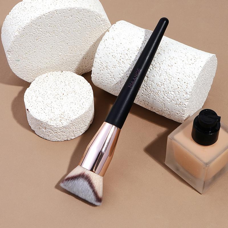 MAANGE 1pc 3D Foundation Brush, Double-sided Foundation Brush, Seamless Finish Brush, Professional Makeup Tool for Flawless Application, Perfect for All Skin Types, Essential Beauty Accessory, Makeup Accessories Gifts for Friends, Cosmetic Brushes