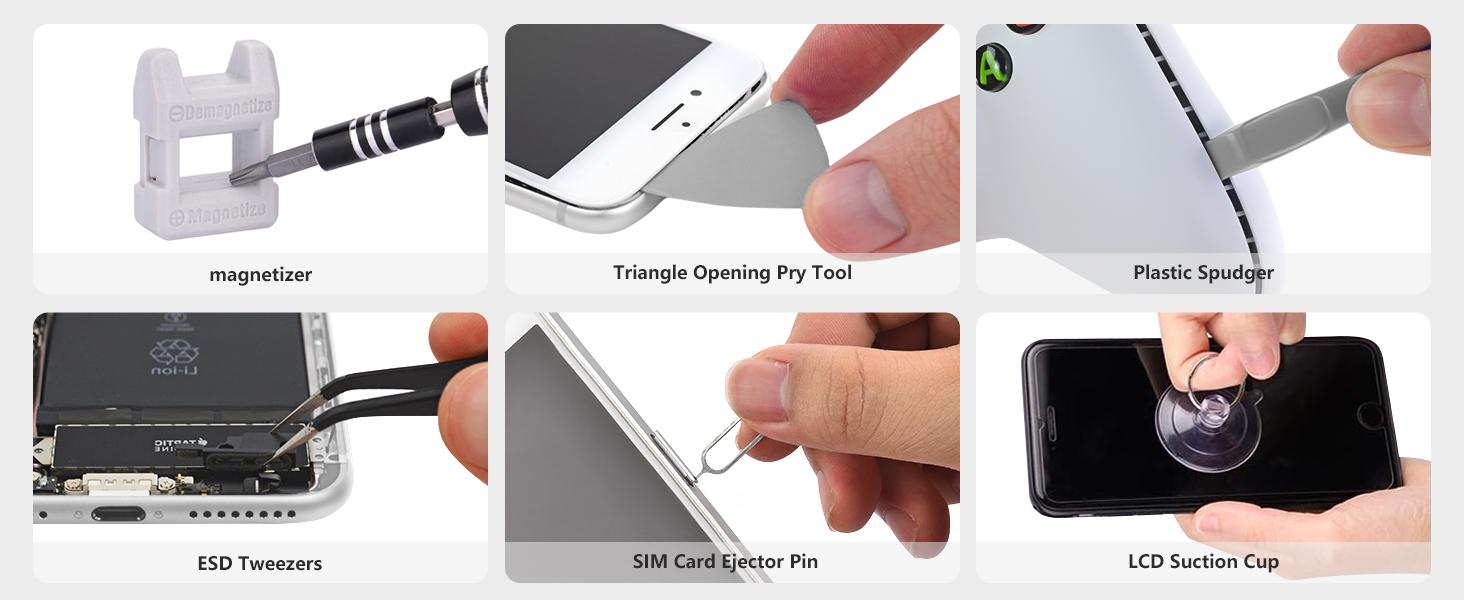 122 in 1 Precision Computer Screwdriver Kit, Laptop Screwdriver Sets with 101 Magnetic Drill Bits, Computer Accessories, Electronics Tool Kit Compatible for Tablet, PC, iPhone, PS4 Repair Replaceable Screwdriver Bits