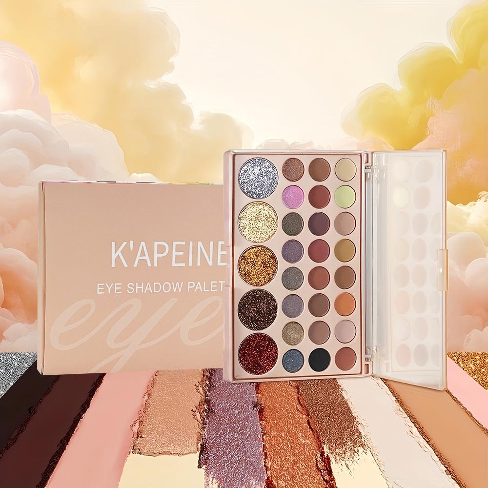 K'apeine 29 Color Dreamy Shimmering Eyeshadow Palette 03#, Matte & Shimmer Multitone Shades, Perfect for Daily & Holiday Makeup, High Value Eye Shadow Set