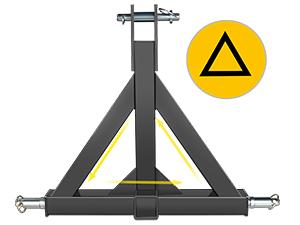 Nilight 3 Point 2" Trailer Hitch Receiver Category 1 Heavy Duty Tractor Drawbar Quick Hitch Adapter Compatible with Kubota,Bx,John Deere, Nortrac, Kioti,Yanmar,Ca Sturdy Truck Vehicle dealsforyoudays