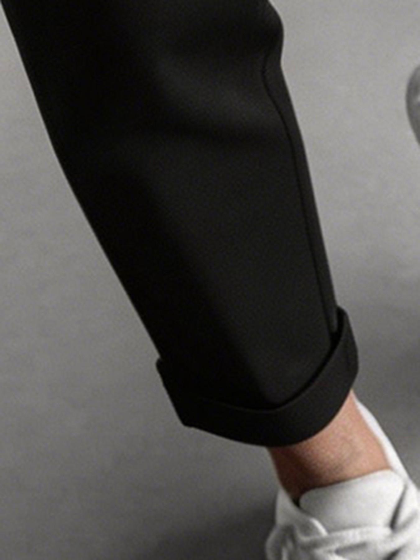 Men's Four-Season Suit Pants, Wrinkle-Free Casual Business Long Pants, /blue/, Fitted Ankle-Length Design, Office/wedding Wear, Formal Wear, Menswear, Fabric