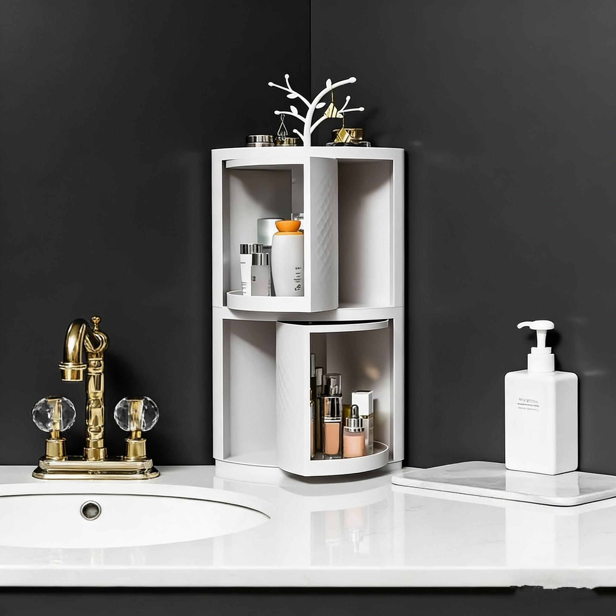 A heavy-duty stackable corner rack that is easy to install without ...
