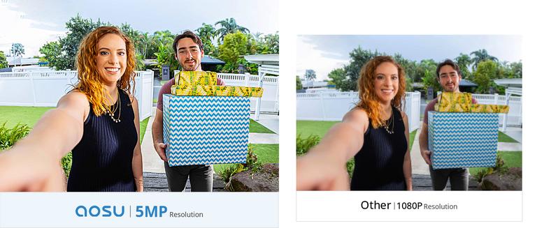 AOSU Doorbell Camera Wireless, 5MP Ultra HD, No Monthly Fee, Triple Motion Detection Video Doorbell with Homebase, Enhanced (2.4/5 GHz) WiFi, 180-Day Battery Life, Work with Alexa & Google Assistant AOSU Doorbell Camera Wireless, 5MP Ultra HD, No Monthly Fee, Triple Motion Detection Video Doorbell with Homebase, Enhanced (2.4/5 GHz) WiFi, 180-Day Battery Life, Work with Alexa & Google Assistant