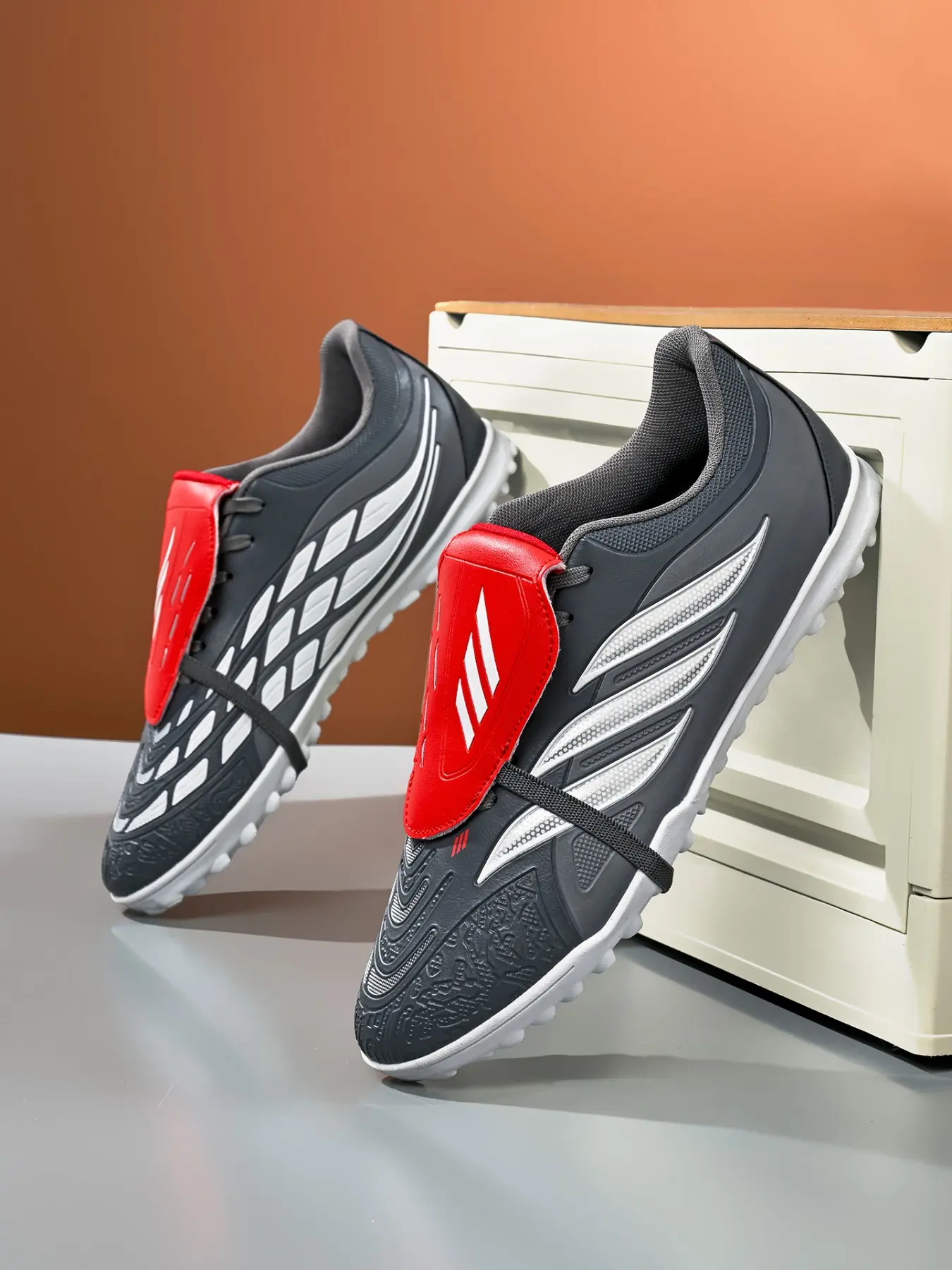 New Colorblock Long Studs Fg Soccer Shoes, Sizes 35-45, Enhanced Grip, Breathable Mesh, Durable, Unisex, Ideal for Training and Matches