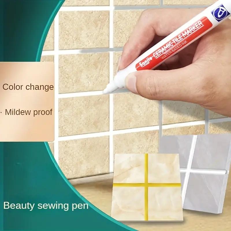 Tile Marker Grout Pen Set, 1/3/10pcs Wall Gap Repair Tool for Tile Floors & Bathrooms, New Seam Filler Pens for Home Improvement Projects