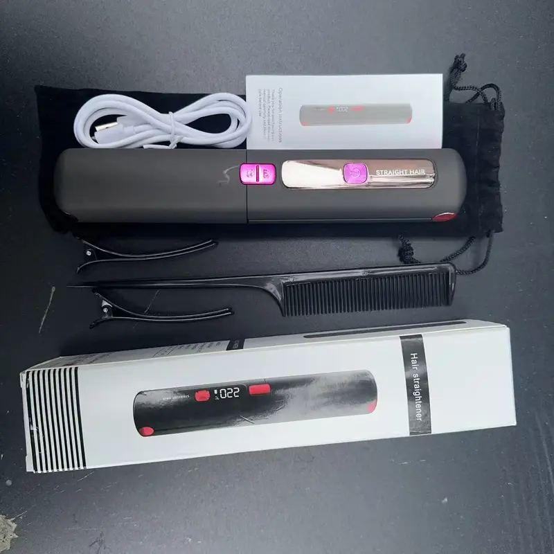 Rechargeable Hair Straightener, Portable Wireless Hair  display picture 1