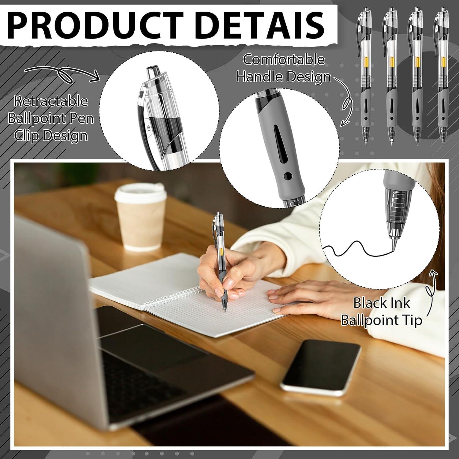 0.5 mm Gel Ink Pen (20 Pcs), Quick-Dry Smooth Writing Gel Pens, Stationery Supplies for Students, School, Home and Office