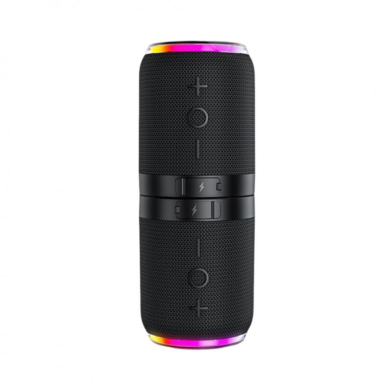 2-in-1 portable wireless stereo speakers, magnetic detachable Bluetooth 5.4 speakers, 360 degree true wireless stereo (TWS), dynamic RGB lighting, 12-hour battery life, Multifunctional speaker, ideal for home, outdoor use, or travel