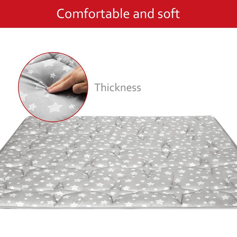 Moonsea Multi-size Padded Play Mat Thick Non-Slip Portable Floor Mat for Playpen and Nursery Machine Washable Playmat #TiktokshopStockUp