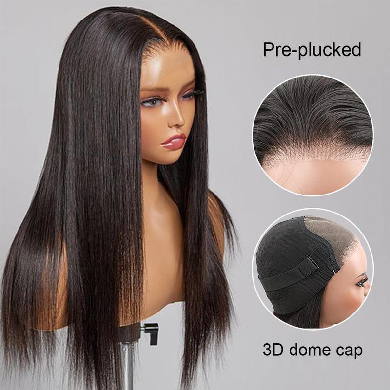 Bling Hair 180 Density 12-34 Inch 6x4 Glueless Wigs Ready To Wear Preplucked Straight 5x5 Lace Closure Wig Human Hair For Black Women Bling Hair 180 Density 12-34 Inch 6x4 Glueless Wigs Ready To Wear Preplucked Straight 5x5 Lace Closure Wig Human Hair For Black Women